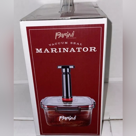 ‼️SOLD‼️PARINI Cookware 2.6 Qt. VACUUM SEAL MARINATOR Meat Veg Fish Poultry Beef - Picture 2 of 4